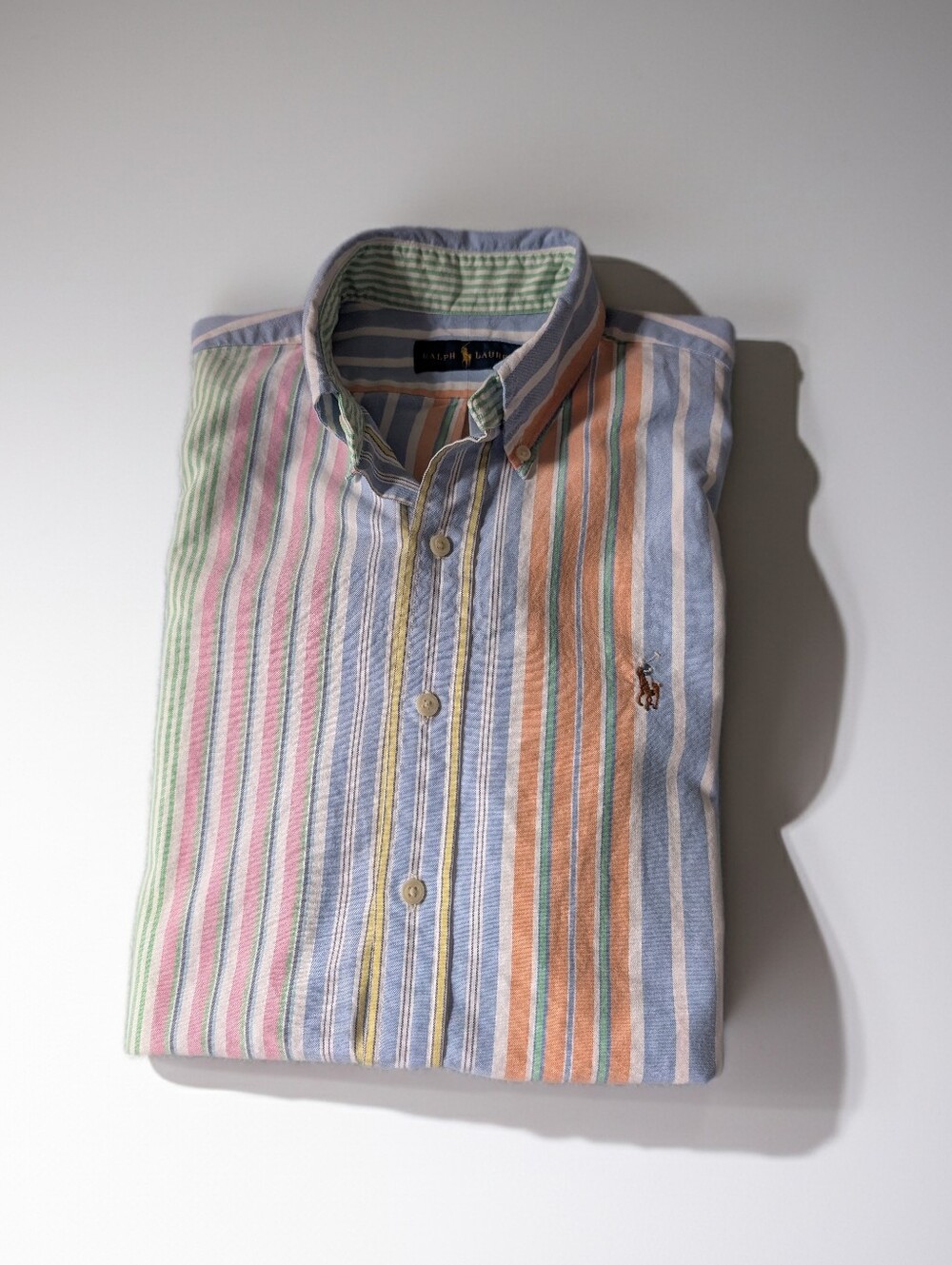 Polo Ralph Lauren Dress Shirt Men M EUC